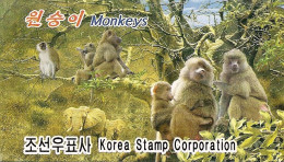 KOREA NORTH (DPR), 2004, Booklets 118, Monkey - Corée Du Nord