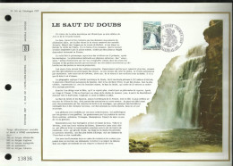 FRANCE - FDC - Le Saut Du Doubs -   Feuillet N° 245 Du Catalogue CEF - 1970-1979