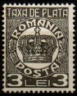 ROUMANIE    -   Taxe  -    1932  . Y&T  N° 93 * - Strafport