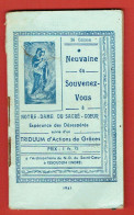 Neuvaine Du Souvenez-vous à Notre-Dame Du Sacré-Coeur à Issoudun (36) - 36ème édition 1941 - Religion