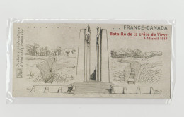 FRANCE Année 2017 Emission Commune France Canada Bataille De La Crête De Vimy 9-12 Avril 1917 (sous Blister) - Souvenir Blocks