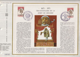 FRANCE - FDC - Tricentenaire De La Mort De MOLIERE -   Feuillet N° 250 Du Catalogue CEF - 1970-1979