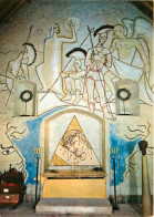 91 - Milly La Foret - Intérieur De La Chapelle Saint Blaise Décorée Par Jean Cocteau - Art Peintures Murales - L'Autel - - Milly La Foret