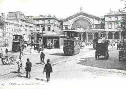 Reproduction CPA - 75 Paris - La Gare De L'Est - CPM - Carte Neuve - Voir Scans Recto-Verso - Sin Clasificación