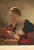 Art - Peinture - Jean Honoré Fragonard - La Lettre - The Letter - CPM - Voir Scans Recto-Verso - Paintings