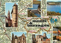 87 - Haute Vienne - Monts Et Barrages - Multivues - Carte Géographique Michelin - Carte Neuve - CPM - Voir Scans Recto-V - Other & Unclassified