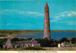 Irlande - Ardmore - Waterford - The Round Tower And Bay - CPM - Voir Scans Recto-Verso - Waterford