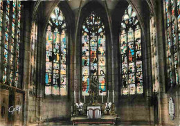 Art - Vitraux Religieux - Evreux - Intérieur De L'Eglise - L'Autel - CPM - Voir Scans Recto-Verso - Schilderijen, Gebrandschilderd Glas En Beeldjes