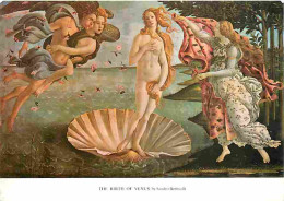 Art - Peinture - Sandro Botticelli - La Naissance De Vénus - CPM - Voir Scans Recto-Verso - Paintings