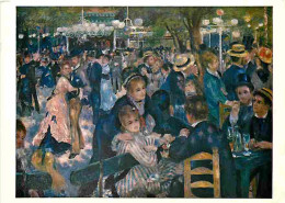 Art - Peinture - Auguste Renoir - Le Moulin De La Galette - CPM - Voir Scans Recto-Verso - Pintura & Cuadros