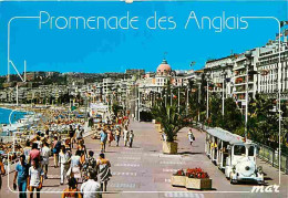 06 - Nice - La Promenade Des Anglais - Petit Train Touristique - CPM - Voir Scans Recto-Verso - Ferrovie – Stazione