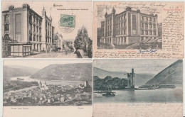 Lot Mit 5 Ansichtskarten Bingen Um 1900, Ungeteilte Adressfelder - Bingen