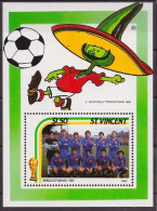 St Vincent - 1986 - Soccer: Mexico 86, Spain - Yv Bf 29 - 1986 – Mexique