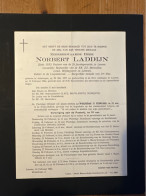 Eerw. Heer Norbert Laddijn Pastoor Dt.-Jacobsparochie Zusters Maricollen *1877 Antwerpen +1954 Leuven Bruylandts Schrijv - Obituary Notices