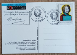 Montimbramoi - ANNEE JEAN JACQUES ROUSSEAU - CHAMBERY - 2012 - Cartas & Documentos