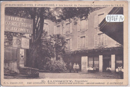 AVRANCHES- HOTEL D ANGLETERRE- MAISON JACOMETY - Avranches