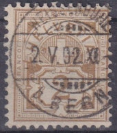 Ziffer 58B, 2 Rp.braunoliv  WEISSENBÜHL B.BERN       1902 - Gebruikt