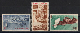 Madagascar - YV PA 63 / 64 / 64A N* MH Complète Cote 18 Euros - Luchtpost