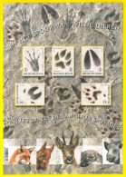 BELGIUM 2018 TRACES OF ANIMALS NEW SHEET - Natura, Animali - 2011-2020