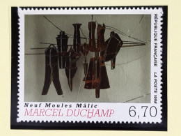 Timbre - France 1998– N° 3197- Oeuvre De Marcel DUCHAMP : Neuf Moules Malic -Etat : Neuf - Neufs