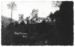 ROMANIA 1943 TISMANA MONASTERY, CENSORED TG.-JIU 2, ARCHITECTURE, FOREST - Rumania