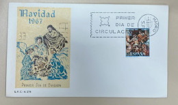 PN) 1967 SPAIN, CHRISTMAS, THE BIRTH OF CHRIST, SALZILLO, FDC XF - Autres & Non Classés