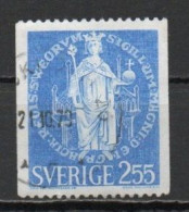 Sweden, 1970, King Magnus Seal, 2.55kr, USED - Gebraucht