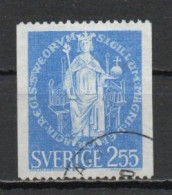 Sweden, 1970, King Magnus Seal, 2.55kr, USED - Usados