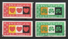 Sweden, 1970, UN 25th Anniv, Set, USED - Used Stamps