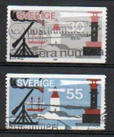 Sweden, 1969, Swedish Lighthouse Service 300th Anniv, Set, USED - Oblitérés