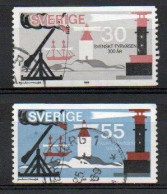 Sweden, 1969, Swedish Lighthouse Service 300th Anniv, Set, USED - Used Stamps