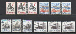 Sweden, 1967, Postal History & Nature, Set, USED - Usati