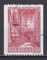 Sweden, 1967, Uppsala Cathedral, 4.50kr, USED - Gebruikt