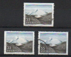 Sweden, 1967, Mountain Scenery, 35ö, USED - Gebruikt