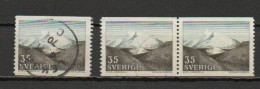 Sweden, 1967, Mountain Scenery, 35ö, USED - Oblitérés