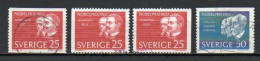 Sweden, 1962, Nobel Prize Winners 1902, Set, USED - Used Stamps