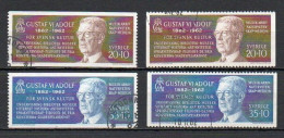 Sweden, 1962, King Gustav VI Adolf 80th Birthday, Set, USED - Gebraucht