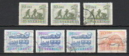 Sweden, 1956, Swedish Railways Centenary, Set, USED - Used Stamps