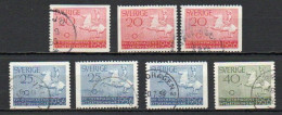 Sweden, 1956, Equestrian Olympics, Set, USED - Usados