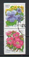 Sweden, 1998, Wetland Flowers, Set/Joined Pair, USED - Gebraucht