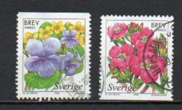 Sweden, 1998, Wetland Flowers, Set, USED - Oblitérés