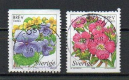 Sweden, 1998, Wetland Flowers, Set, USED - Gebruikt