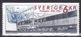 Sweden, 1996, End Of Railway Mail Sorting, 6kr, USED - Used Stamps