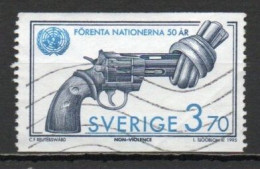 Sweden, 1995, UN 50th Anniv, 3.70kr, USED - Oblitérés