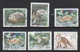 Sweden, 1996, Wildlife, Set, USED - Oblitérés