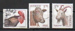 Sweden, 1995, Domestic Animals 2nd Series, Set, USED - Gebruikt