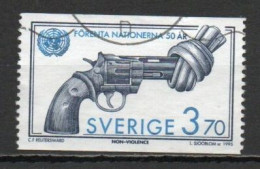 Sweden, 1995, UN 50th Anniv, 3.70kr, USED - Gebraucht