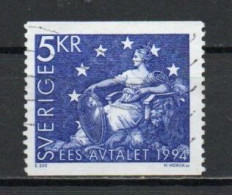 Sweden, 1994, Single European Market, 5kr, USED - Gebraucht