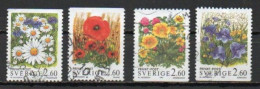 Sweden, 1993, Rebate Stamps/Flowers, Set, USED - Usati