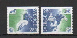 Sweden, 1992, European Football Championships, Set, USED - Used Stamps